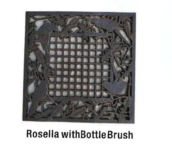 Cast Iron Side Table - Rosella with Bottlebrush
