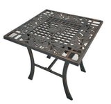 Cast Iron Side Table - Leaves