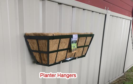fence plant hanger Colourbond Trough Hanger Planter Large (sold as a pair) – Mother Earth Nursery