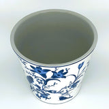 Les Oiseau Bleu Ceramic Pot Medium