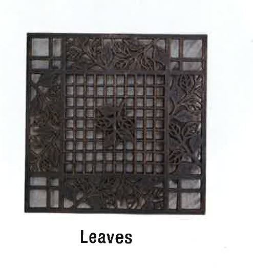 Cast Iron Side Table - Leaves