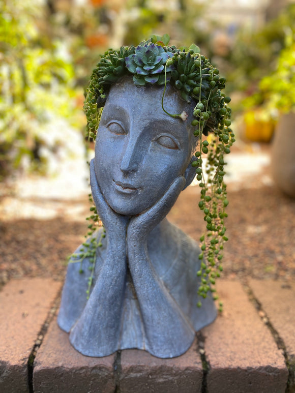 Head Planter Girl Leaning Right