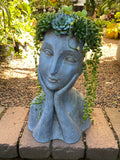 Head Planter Girl Leaning Right