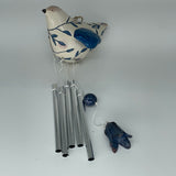 Blue and White Bird Wind Chime