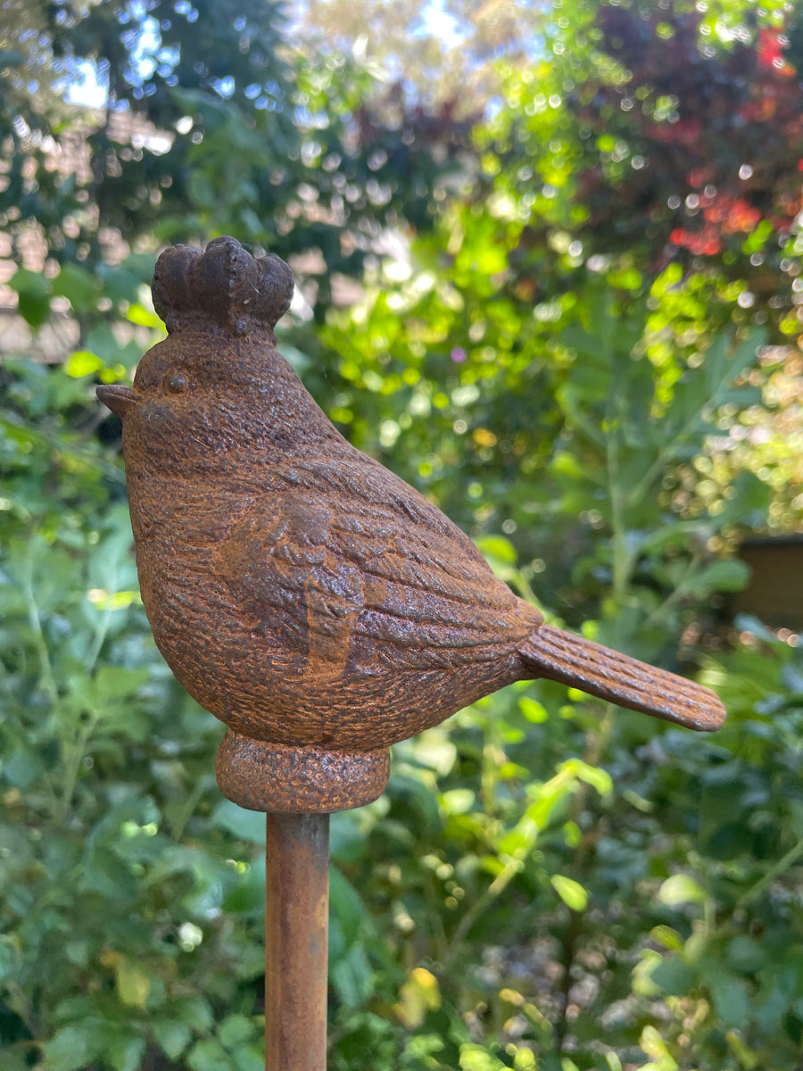 Royal Birds Cast Iron Garden Stakes Mother Earth Nursery
